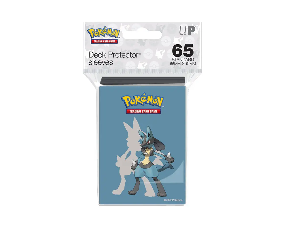  65 protège-cartes standard Pokémon - Lucario