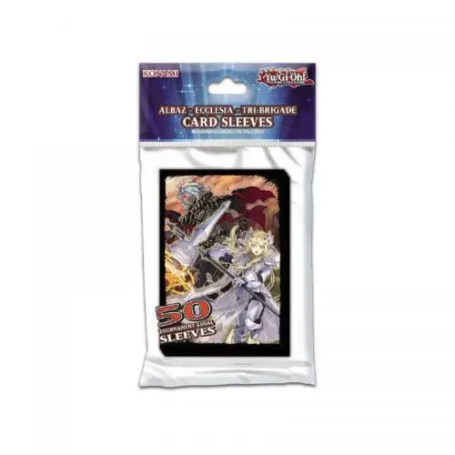 50 protège-cartes Yu-Gi-Oh! - Albaz - Ecclesia - Tri-Brigade